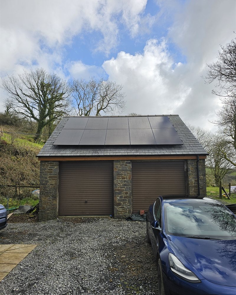 Trina solar panels with Tigo optimisers